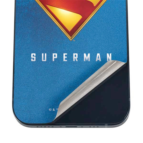 Superman 2025 Classic Superman Shield Emblem iPhone 16 Plus Skin
